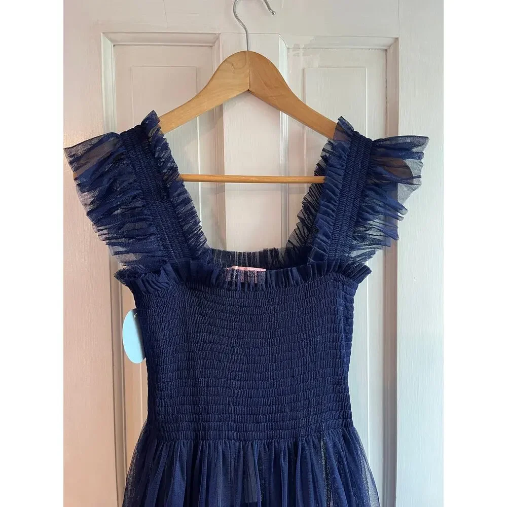NWT Hill House Navy Tulle Ellie Nap Dress Small - ✨ Collector’s Edition 2024 ✨ - Picture 7 of 12